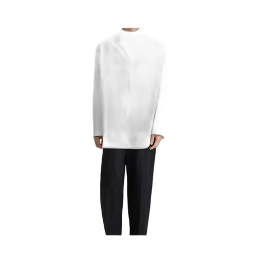 High-Neck Long Sleeved Shirt