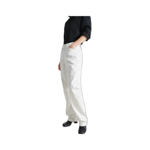 Contrast Stitching Tapered Jeans