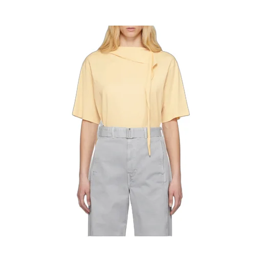 Knot-Detailed Short-Sleeved Top