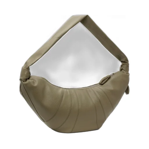 Croissant Zip-Up Large Crossbody Bag