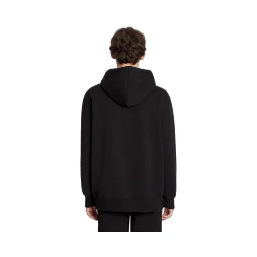 Logo Patch Drawstring Hoodie