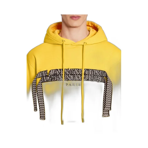 Logo Patch Drawstring Hoodie