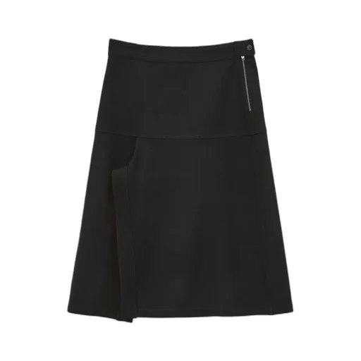 Asymmetric Midi Skirt