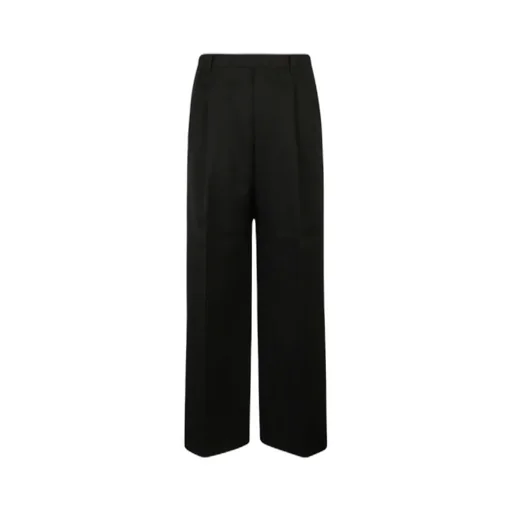 Pleat Detailed Wide Leg Trousers
