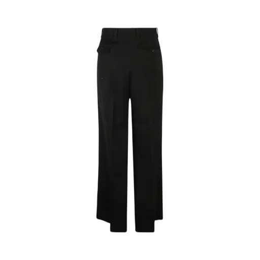 Pleat Detailed Wide Leg Trousers