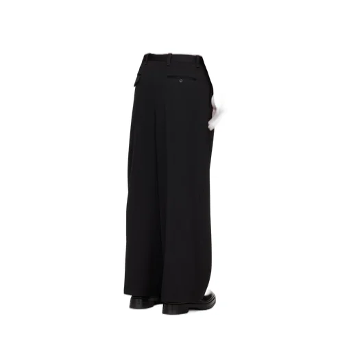 Pleat Detailed Wide Leg Trousers