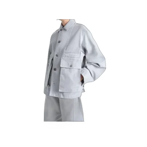 Long Sleeved Buttoned Jacket