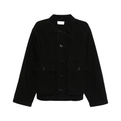 Long Sleeved Buttoned Denim Jacket