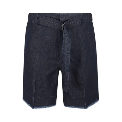 Logo Denim Shorts