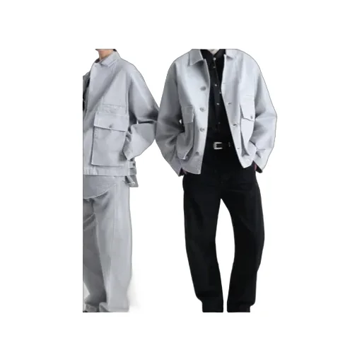 Long Sleeved Buttoned Jacket
