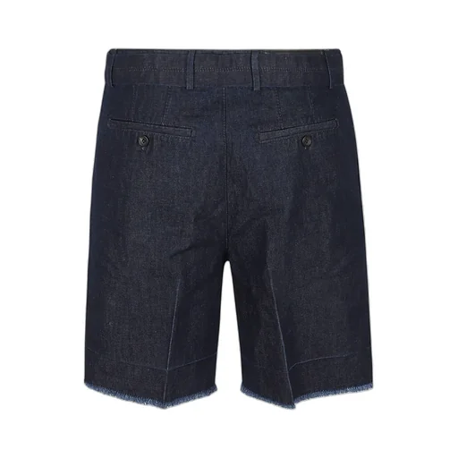 Logo Denim Shorts