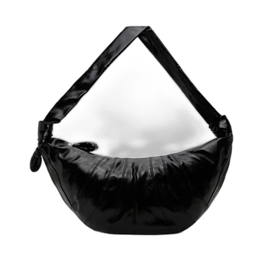Croissant Curve-Edge Shoulder Bag