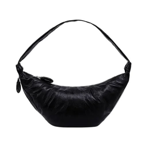 Croissant Curve-Edge Shoulder Bag