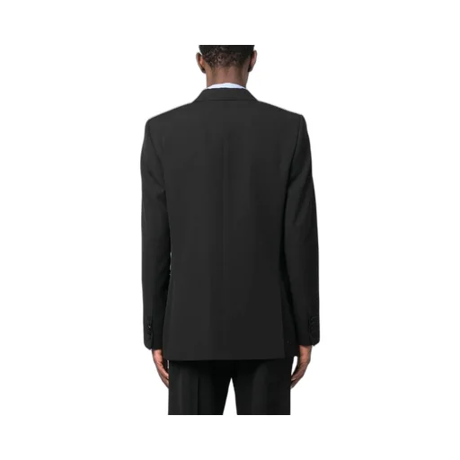Double-Breasted Long-Sleeved Blazer