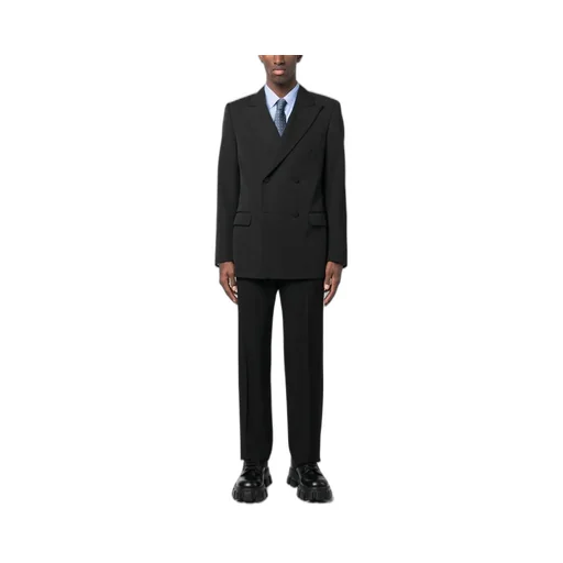 Double-Breasted Long-Sleeved Blazer