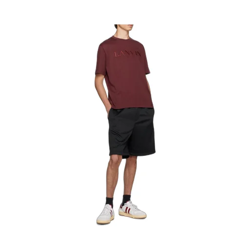 Logo Embroidered Bermuda Shorts