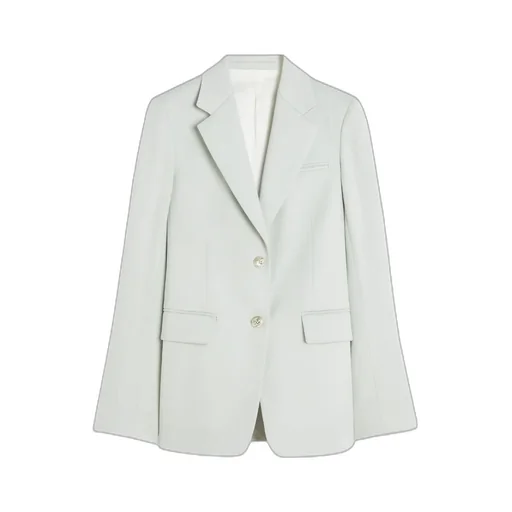 Single-Breasted Long-Sleeved Blazer