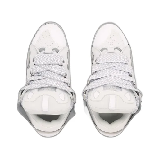 Curb Panelled Lace-Up Sneakers