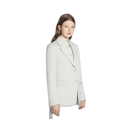Single-Breasted Long-Sleeved Blazer
