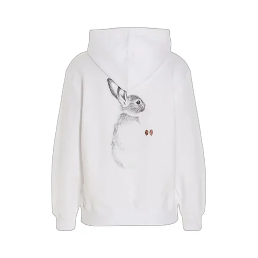 Logo-Printed Long-Sleeved Hoodie