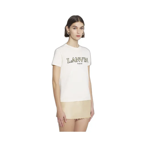 Logo Embroidered Crewneck T-Shirt