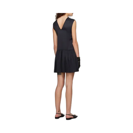 Gathered Detailed Sleeveless Dress