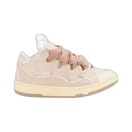 Leather Curb Sneakers