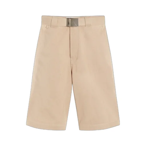 Embroidered-Logo Bermuda Shorts
