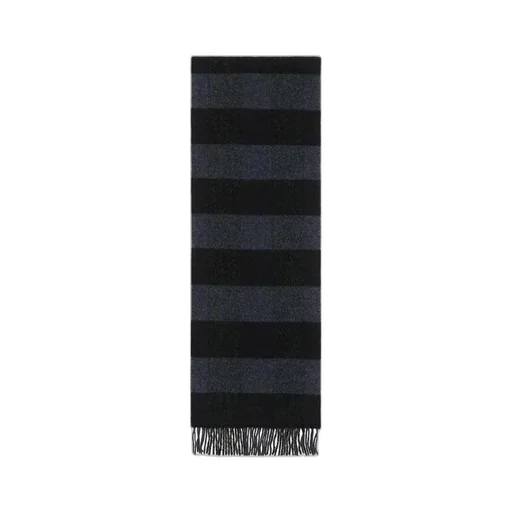 Striped Fringed Scarf