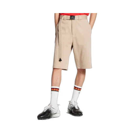 Embroidered-Logo Bermuda Shorts