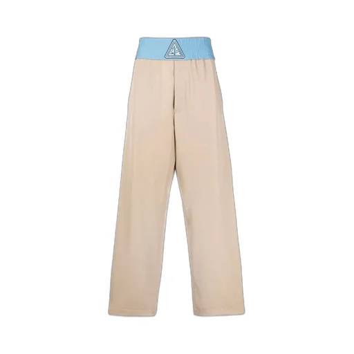 Logo Wool Casual Pants