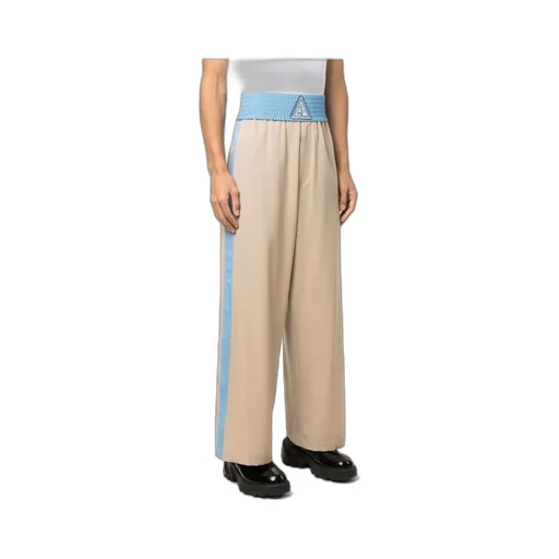 Logo Wool Casual Pants