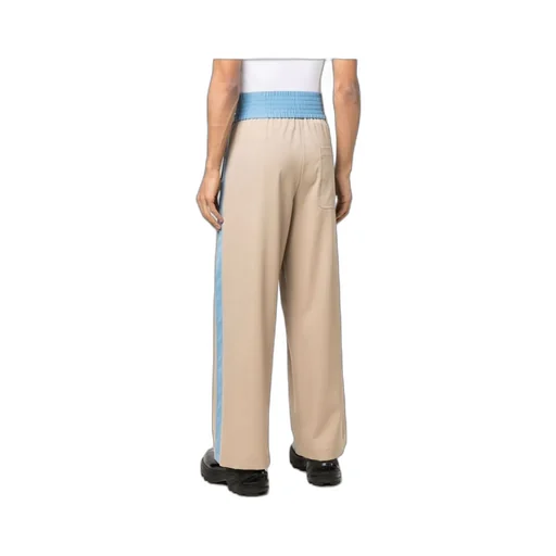 Logo Wool Casual Pants