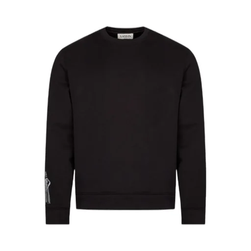 Crew-Neck Photographic-Print Sweatshirt