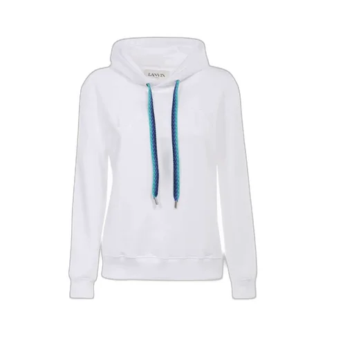 Logo Embroidered Drawstring Hoodie