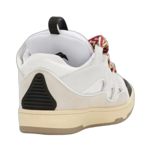 Curb Panelled Lace-Up Sneakers