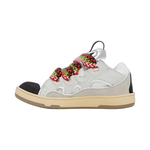 Curb Panelled Lace-Up Sneakers