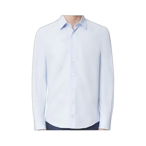Long-Sleeved Cotton Shirt