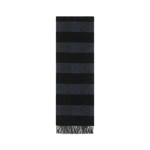 Striped Fringed Scarf