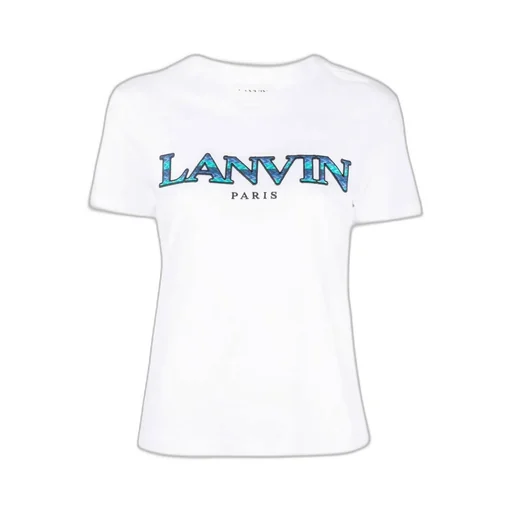 Logo Embroidered Cotton T-Shirt