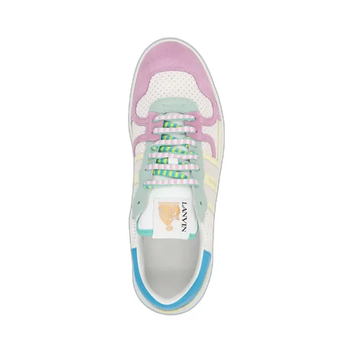 Low-Side Lacing Leather Sneakers