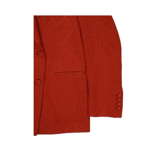 Textured Double-Breasted Jacket