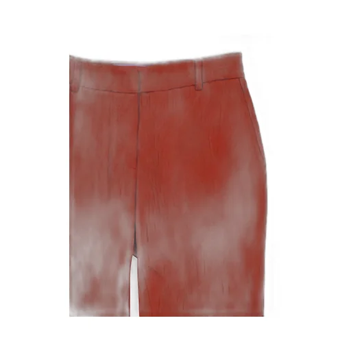 Zebra-Jacquard Trousers