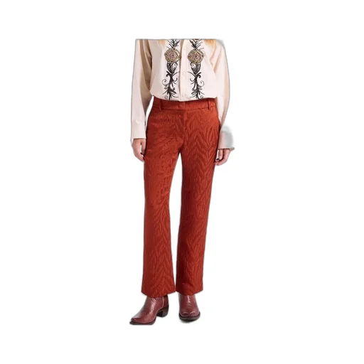 Zebra-Jacquard Trousers