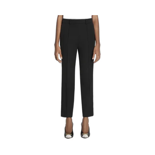 Straight Leg Cropped Trousers