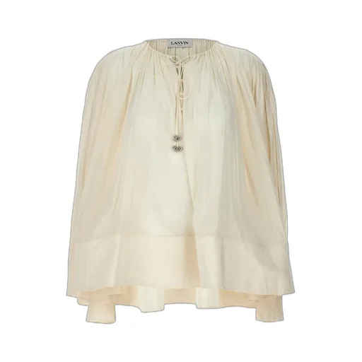 Pleated Drop-Shoulder Kaftan