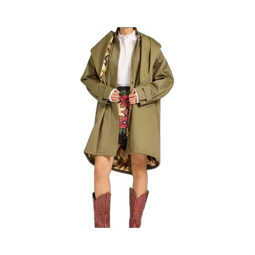 Collar-Detail Coat
