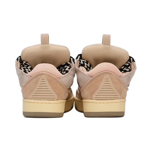 Curb Panelled Lace-Up Sneakers