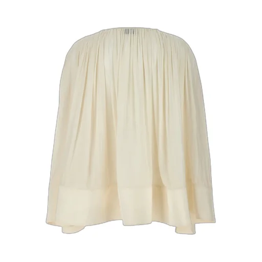 Pleated Drop-Shoulder Kaftan