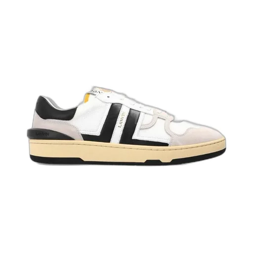 Panelled Lace-Up Sneakers